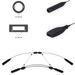 Unisex Glasses non-slip rope lashing rope sports fixation strap Simple silicone strap chain Portable ear hook bracket eye non-slip sleeve_maomaolike.com