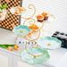 3-Tier Cupcake Stand Holder, Plastic Round Tiered Serving Stand, Mini Cakes Fruit Candy Display Dessert Tower Tray For Tea Party, Wedding_maomaolike.com