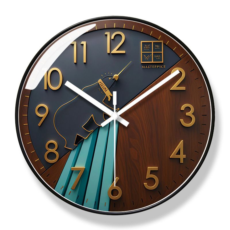 Yipula 7175 Cartoon Household Personalized Living Room Creative Silent Bedroom Round Wall Quartz Clock_maomaolike.com