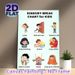 Sensory Break Chart Painting Poster, Vibrant Cartoon-style Sensory Activity Guide Poster, Offers Diverse Calming & Energizing Activity Ideas For_maomaolike.com