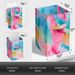 Fabric Storage Cubes - 6 Foldable Tie Dye Storage Bins For Organizing Cubbies, Toy Box - Clothes Storage & Closet Organizer - 11 Inch Collapsible Cube Baskets_maomaolike.com