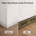 10x500CM Upgrade Your Home Instantly Peel & Stick Skirting Board Waterproof Self Adhesive Wall Floor Edge Trim Decor_maomaolike.com