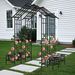 Metal Garden Arch With Adjustable Width W68.11''~W94.29'' Climbing Plants Support Rose Arch Outdoor Black_maomaolike.com