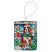 Welsh Springer Spaniel Christmas Porcelain Ornament Christmas Tree Hanging Decorations For Home Christmas Holiday, Rectangle, Gift, Multicolor_maomaolike.com