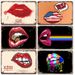New Kiss Lips American Vintage Tin Sign - Unframed Wall Art For Home Decor And Background Wall Decoration_maomaolike.com