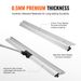 VEVOR Drywall Skimming Blade,48 Inch Smoothing Knife, Stainless Steel Blade & Aluminum Alloy Body Professional Skim Coat Tools For Drywall, Wipe/Drywall Knife, For Gyprock/WallBoard/Plasterboard_maomaolike.com