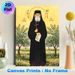 Orthodox Saint Paisios Painting Poster, Traditional Religious Icon Style Poster, Reverent Spiritual Artwork Ideal For Home Prayer Spaces, Church_maomaolike.com