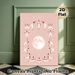Moon Salutation Yoga Painting Poster, Soft-toned Minimalist Yoga Poses With Full Moon Poster, Guides Moon Salutation Practice, Ideal For Yoga Studio_maomaolike.com