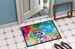Hippie Animal White Tiger Doormat Front Door Mat Indoor Outdoor Rugs For Entryway, Non Slip Washable Low Pile, 24H X 36W_maomaolike.com