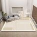 Living Room Rug Large Size Gorgeous Gold Frame Design Bedroom Rug Plush Thickened Machine Washable Thickened Underlay Interior Decorative Rug_maomaolike.com