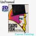 Federico Fellini Themed Abstract Portrait Painting Poster, Vibrant Retro Stylized Face Art Poster, Eye-catching Artistic Decor Ideal For Living Room_maomaolike.com