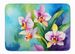 Orchids In Watercolor Memory Foam Kitchen Mat Machine Washable Anti-Fatigue Mat Cushion Comfort Bath Mat Or Kitchen Rug_maomaolike.com