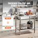 VEVOR 24 X 36 X 36 Inch Stainless Steel Work Table, Commercial Food Prep Worktable Heavy Duty Prep Worktable, Metal Work Table With Adjustable Height For Restaurant, Home And Hotel_maomaolike.com