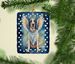 English Setter My Angel Porcelain Ornament Christmas Tree Hanging Decorations For Home Christmas Holiday, Rectangle, Gift, Multicolor_maomaolike.com