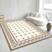 Living Room Rug,Large Rug,Oversized, Gold Leaves Design,Bedroom Rug,Soft And Thick, Machine Washable, Thickened Rug, Bedside Rug,Decorative Indoor Rug_maomaolike.com