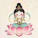 Chinese Style Fuwa Lotus Wealth-Attracting Child Self-Adhesive Sticker For Living Room Bedroom Entrance_maomaolike.com