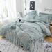 2026 Spring New European Bedding Set Four-Piece Pure Cotton Bed Skirt Internet Celebrity Ruffled Edge Girly Princess Style_maomaolike.com