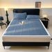 Factory Wholesale Solid Color Thickened Crystal Velvet Bed Protector Quilted European Style Pattern Mattress Export Foreign Trade_maomaolike.com