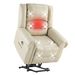 Futon Sofa Bed, Velvet Futon Couch For Living Room, Recliner Sleeper Sofa Bed With 2 Cup Holders, Removable Armrests, Metal Legs, Cream_maomaolike.com