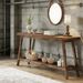 Farmhouse Console Table, Entryway Table 2-Tier Sofa Table_maomaolike.com