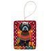 Portuguese Water Dog Holiday Christmas Porcelain Ornament Christmas Tree Hanging Decorations For Home Christmas Holiday, Rectangle, Gift, Multicolor_maomaolike.com
