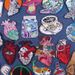 DIY Embroidery Patch Rock Heart Patches On Clothes Van Gogh Iron On Patches For Clothing Punk Biker Patch Applique Badge Stripe_maomaolike.com