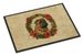 Shar Pei Christmas Flowers Doormat Front Door Mat Indoor Outdoor Rugs For Entryway, Non Slip Washable Low Pile, 24H X 36W_maomaolike.com