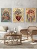 Heart, Lungs, Liver, Human Organs, Modern Art Style, Decorative Prints, Home Décor Art, Living Room Sofa Backdrop Artwork, Art Exhibition Pieces_maomaolike.com