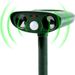 1pc Ultrasound Cat Dog Repellant Solar Powered Rechargeable Garden Waterproof Creature Deterrent For Farm Yard_maomaolike.com