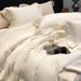American Style Light Luxury 100S Lyocell Tencel Cotton Brushed Four-Piece Set Hollow Out Patchwork Wide Edge Duvet Cover Villa Bed_maomaolike.com