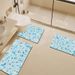 Bathroom Mat Toilet Mat Shower Mat Entrance Rug Absorbent Non-Slip Mat Soft Quick-Dry Machine Washable_maomaolike.com