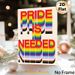 Pride Slogan Painting Poster, Vibrant Layered Typographic Poster, Bold Rainbow-hued Text Art, Ideal For Home, Living Room And Office Wall Decor_maomaolike.com