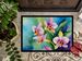 Orchids In Watercolor Doormat Front Door Mat Indoor Outdoor Rugs For Entryway, Non Slip Washable Low Pile, 24H X 36W_maomaolike.com