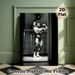 Bodybuilding Themed Painting Poster, Monochrome Realistic Muscular Athlete Poster, Motivational Wall Decor Suitable For Home Gym, Fitness Studio_maomaolike.com