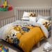 5 Piece Soft All-Season Washed Microfiber And Viscose Comforter Set , With Comforter, Sheet, Pillowcases & Shams, Print, Flowerd, Moisture-Wicking, Silky Soft Texture, Cooling, Breathable, Easy Care_maomaolike.com