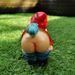 White Beard Cartoon Gnome Resin Figurine, Decorative Statue Craft For Christmas Gift And Outdoor Garden Layout
_maomaolike.com
