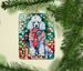 Poodle Christmas Porcelain Ornament Christmas Tree Hanging Decorations For Home Christmas Holiday, Rectangle, Gift, Multicolor_maomaolike.com