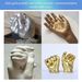 Dowmoo 3D Handmade Commemorative Model, Lovers Festival Homemade Crafts Three-Dimensional Hand And Foot Plaster Gift_maomaolike.com