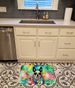 Boston Terrier Hippie Dawg Memory Foam Kitchen Mat Machine Washable Anti-Fatigue Mat Cushion Comfort Bath Mat Or Kitchen Rug_maomaolike.com