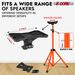 5 Core Speaker Stand Tripod Floor Tall Adjustable Up To 72 Inch DJ Studio Monitor Stands Pole Mount - SS ECO ORG WOB_maomaolike.com