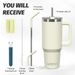 WATERSY 20oz/30oz/40oz Tumbler With Handle & Straw Large Capacity Insulated Cup, 304 Stainless Steel Vacuum Thermal Mug_maomaolike.com