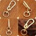 Alloy Car Keychain Universal Hook Waist Camera Strap Rope Buckle Bag Pendant Key Ring Accessories Metal_maomaolike.com