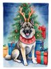 Norwegian Elkhound Christmas Reindeer Garden Flag Mailbox Flag Decorative Yard Flag Banner Outside Patio Artwork Yard Flower Beds, Garden Size, Multicolor_maomaolike.com