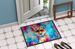 Hippie Animal Fox Doormat Front Door Mat Indoor Outdoor Rugs For Entryway, Non Slip Washable Low Pile, 24H X 36W_maomaolike.com
