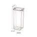Clear Airtight Food Storage Containers - 3-Piece Set Kitchen Canisters For Tea, Dry Fruits & Spices (BPA-Free Plastic)_maomaolike.com