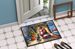 Schnauzer And Santa Claus Doormat Front Door Mat Indoor Outdoor Rugs For Entryway, Non Slip Washable Low Pile, 24H X 36W_maomaolike.com