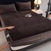 2025 Winter Thickened Warm A-Class Milk Sheet, Suitable For Naked Sleeping, Ultra-Soft Baby Velvet Cover, Non-Slip Bed Set Cover_maomaolike.com