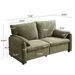 800LBS Down Filled Sofas, 60 Inch Minimalist Sofa, With Multiple Colors In The Living Room And Bedroom_maomaolike.com