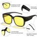 Polarized Wrap Around Sunglasses Fit Over Prescription Glasses For Men Women_maomaolike.com