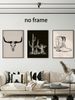 Contemporary Realism Style, American Cowboys, Cacti, Leather Boots, Home Décor Paintings, Wall Art Posters, Living Room Sofa Backdrop Artwork_maomaolike.com